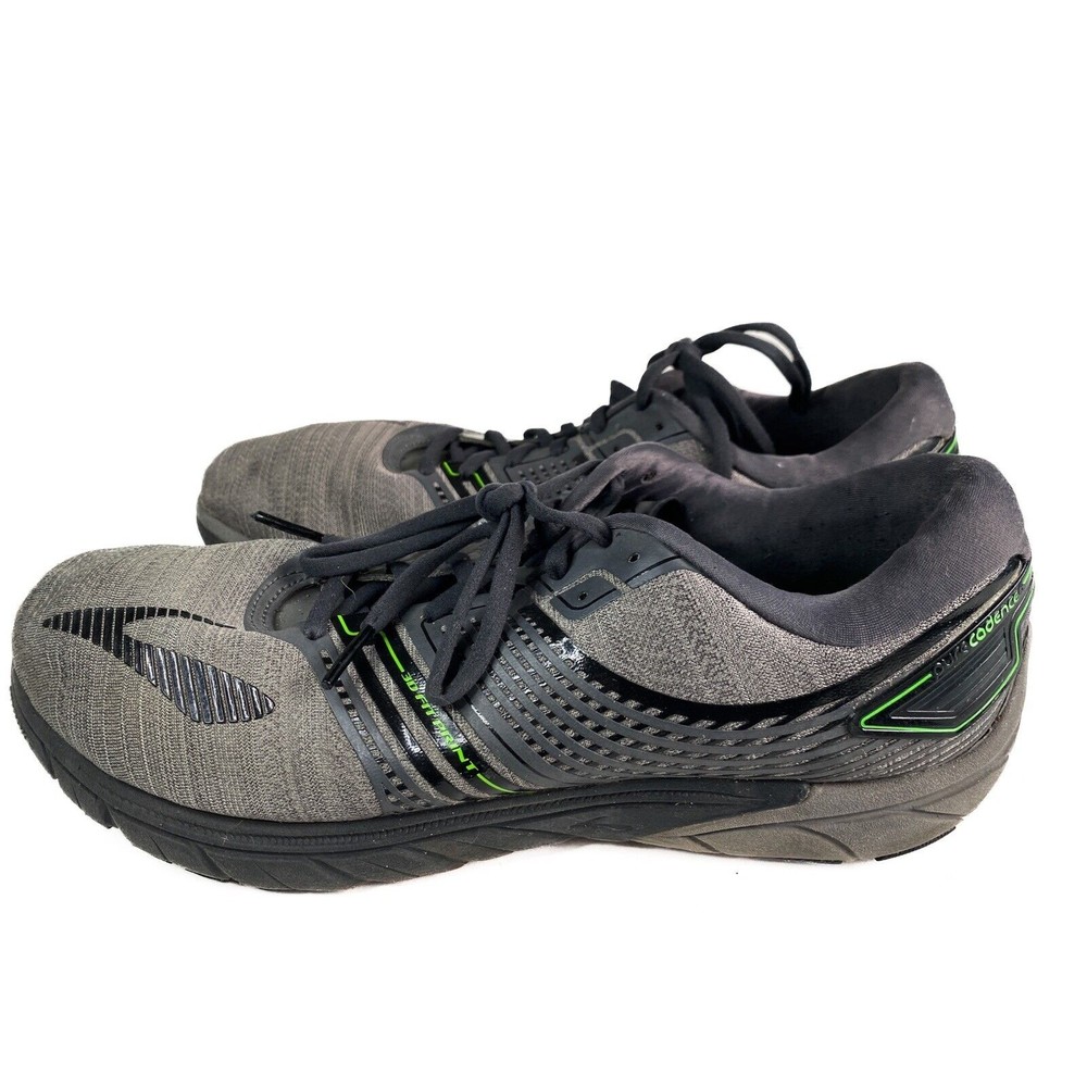 Brooks Pure Cadence 5 Mens Lightweight Runner Athletic Shoes Black Blue Sz 13